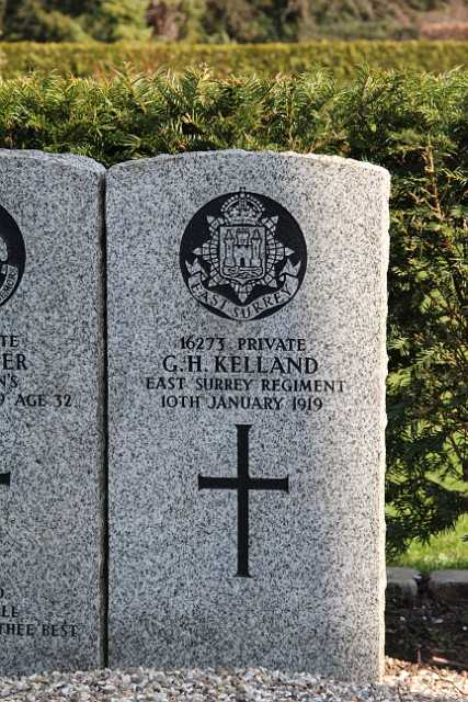 Vestre kirkegaard (15).JPG - George H. Kelland, Pte. 1 bn East Surrey Regiment